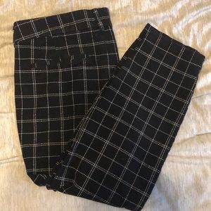 EUC Plaid Old Navy Pixie Pants Sz 14